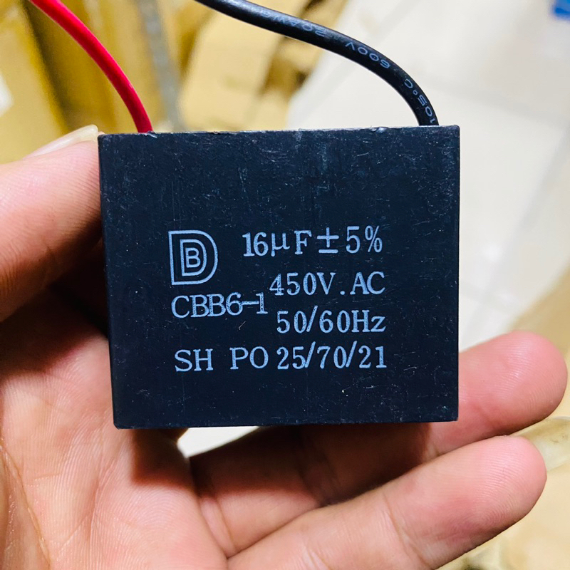 kapasitor kotak 16uf 450v cbb