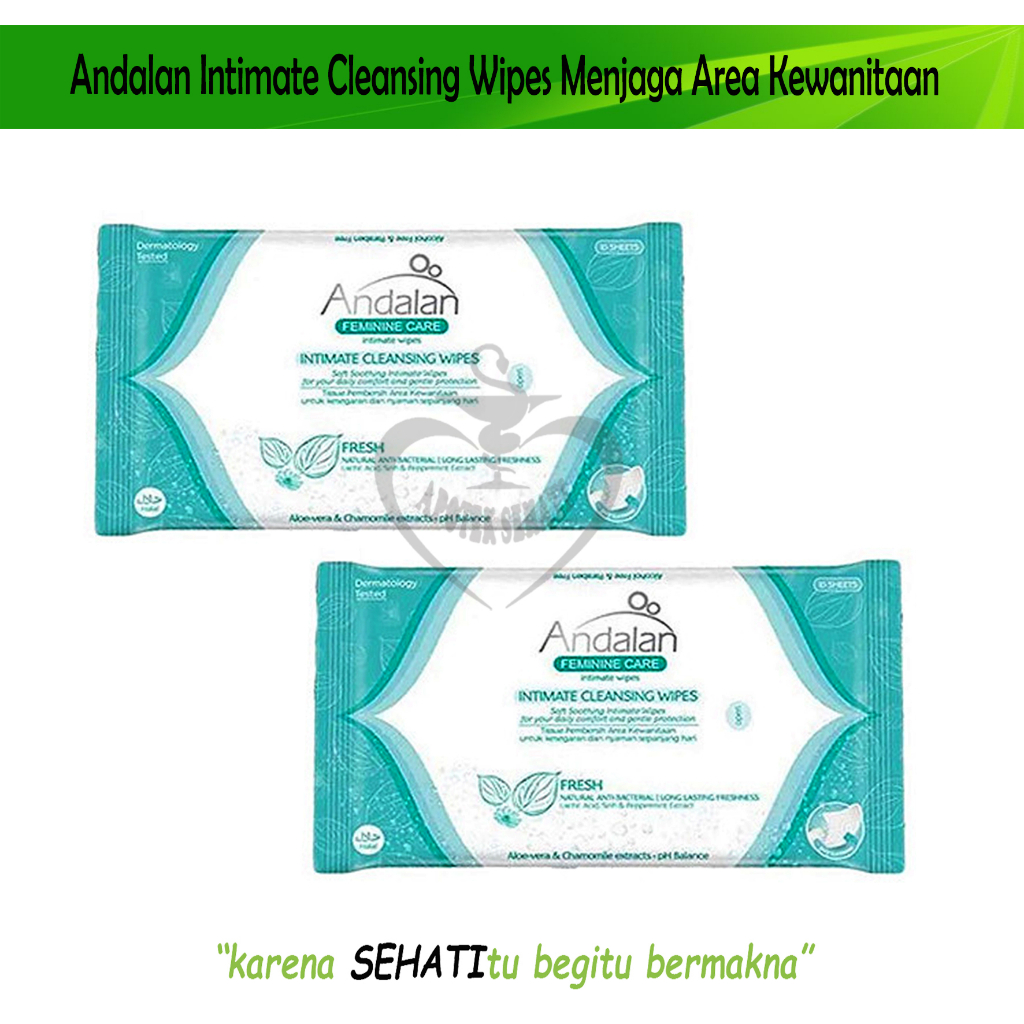 Andalan Feminine Care Wipes Membersihkan Menjaga Kewanitaan