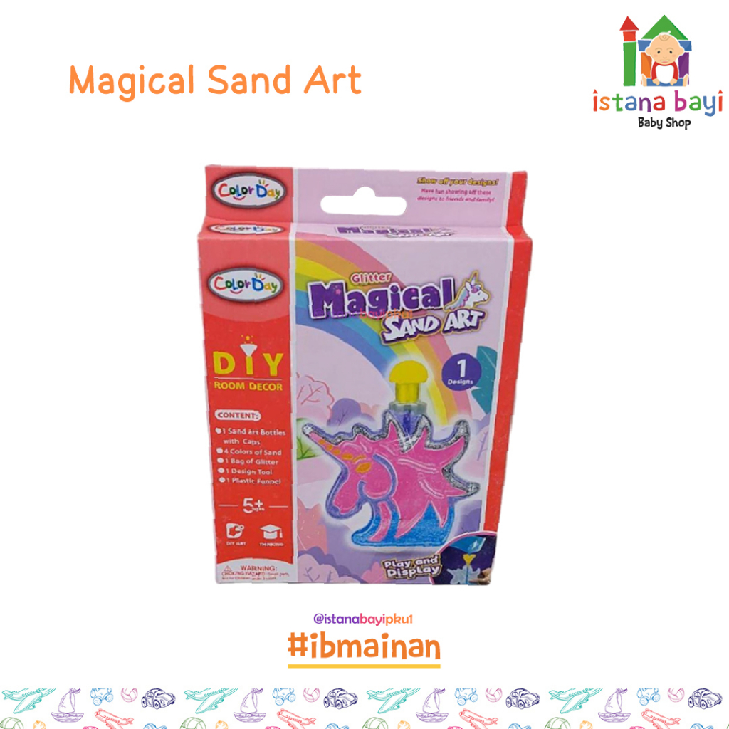 Glitter Magical Sand Art 8934 - Mainan Glitter Pasir - Mainan Anak