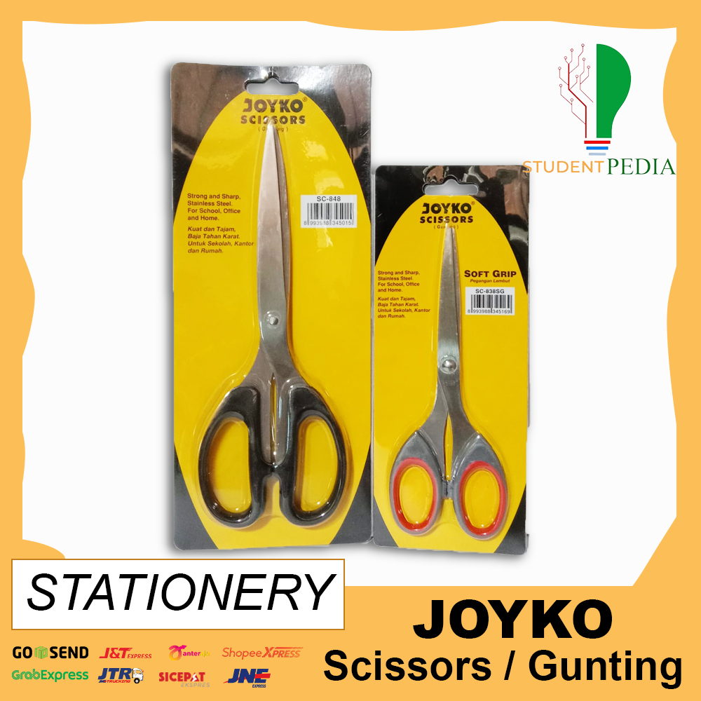 

Gunting Scissors Joyko SC-848 / Gunting Scisssors Soft Grip Joyko SC-838SG