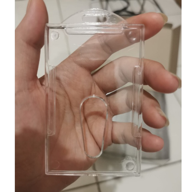 

10pcs casing id card acrylic / casing tempat id card holder