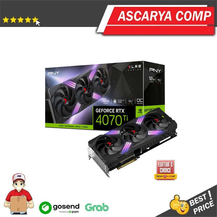 PNY GEFORCE RTX 4070 Ti 12GB VERTO Triple Fan ARGB with OC VGA