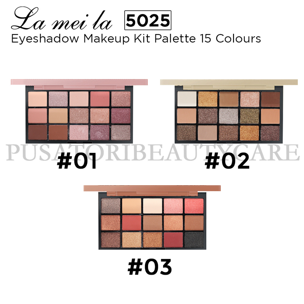 Lameila5025 Eye Shadow Make Up Kit Pallete  15 Warna