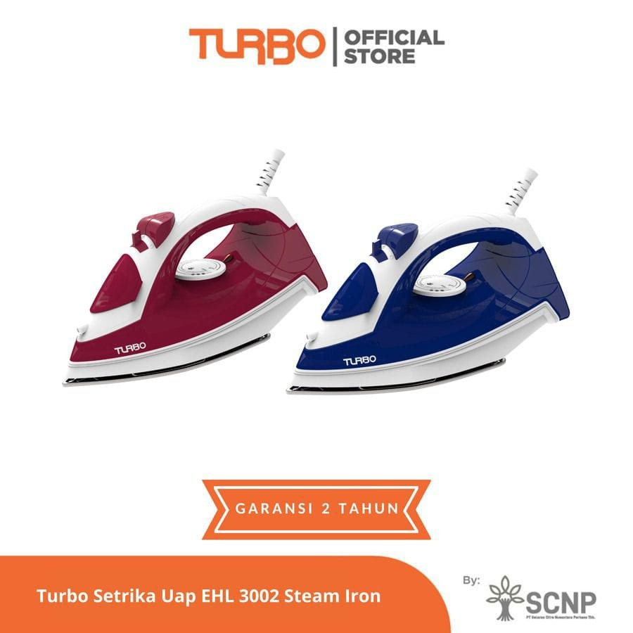 Setrika Turbo EHL-3002 / Dry Iron / Gosokan Baju Setrika Uap Listrik