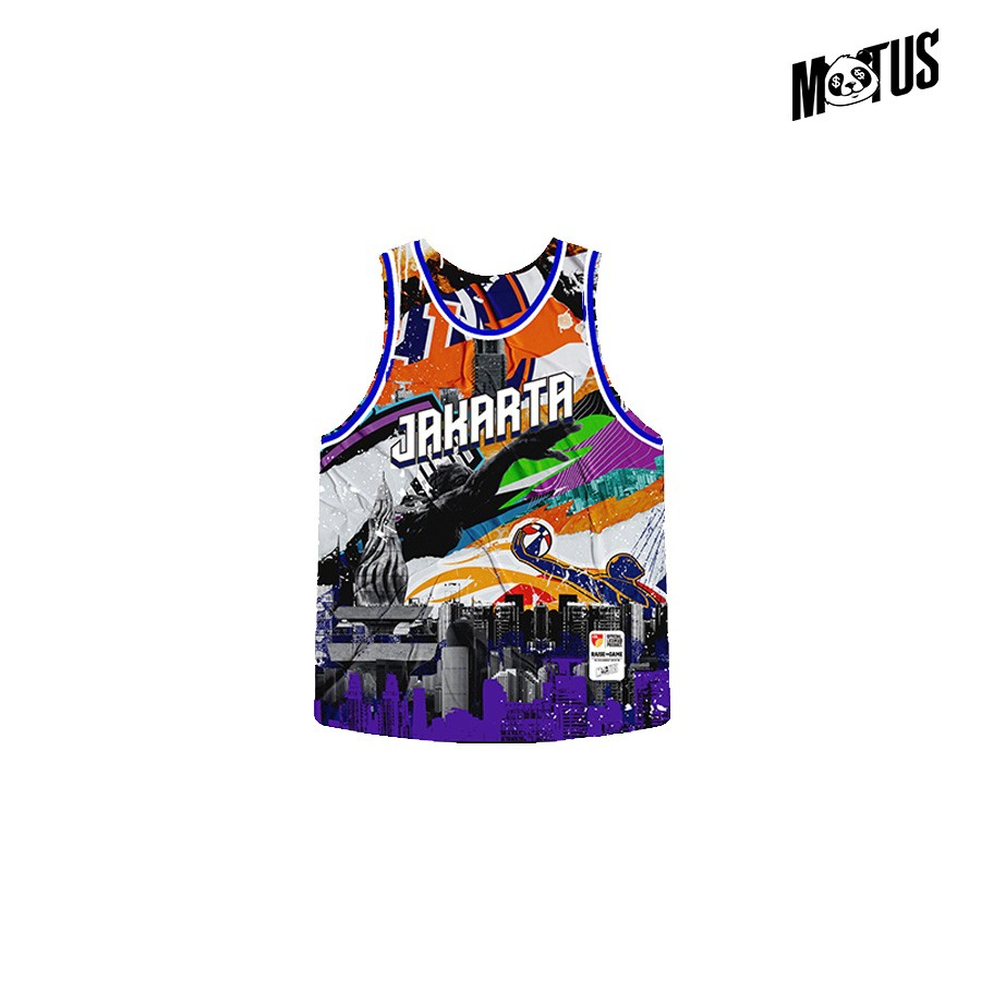 JAKARTA CITY JERSEY BASKETBALL BY MOTUS X IBL - JERSEY BASKET