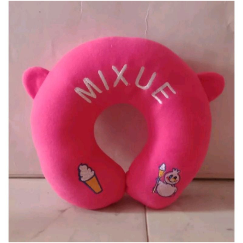 Bantal leher mixue bantal leher traveling bantal empuk bantal viral murah