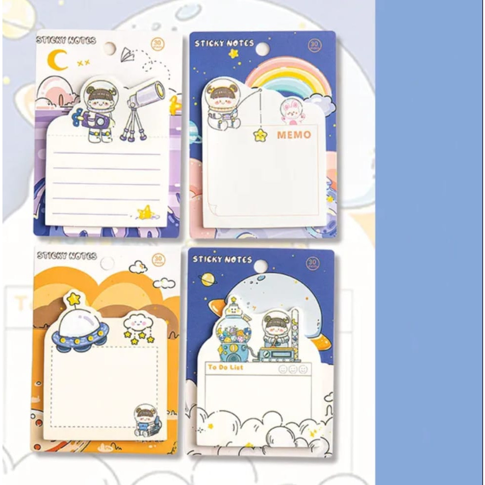 Sticky Notes Lucu - Post it Tempelan kertas Memo Note - Index notes