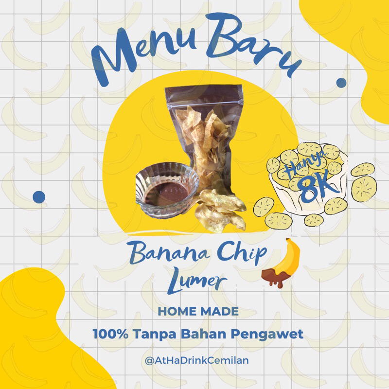 

Banana Chip Lumer - Keripik Pisang coklat Lumer