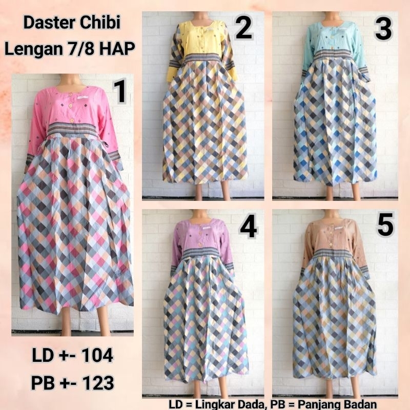 DASTER CHIBI LENGAN 7/8 HAP BUSUI FRIENDLY TDBR + JPLG