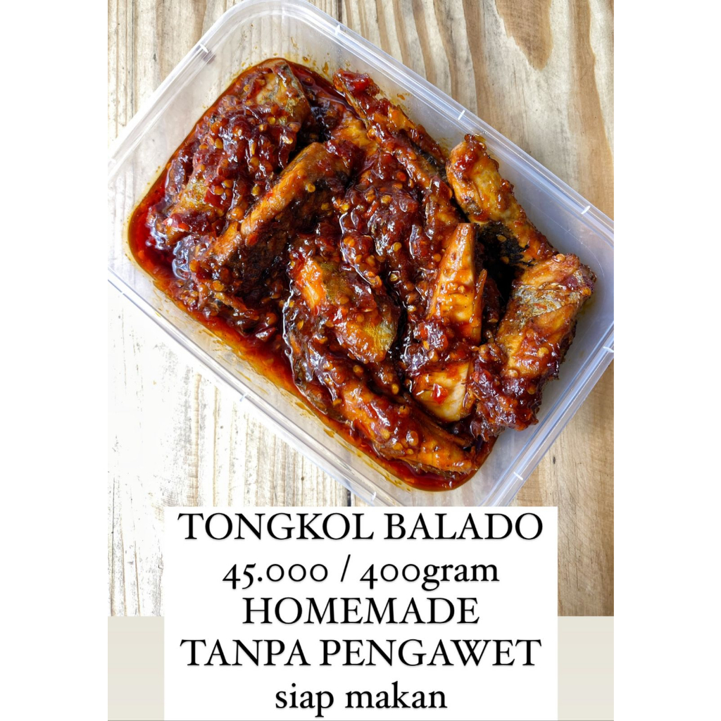 

Tongkol Balado 400gr Siap Makan - Homemade - Ready Setiap Hari