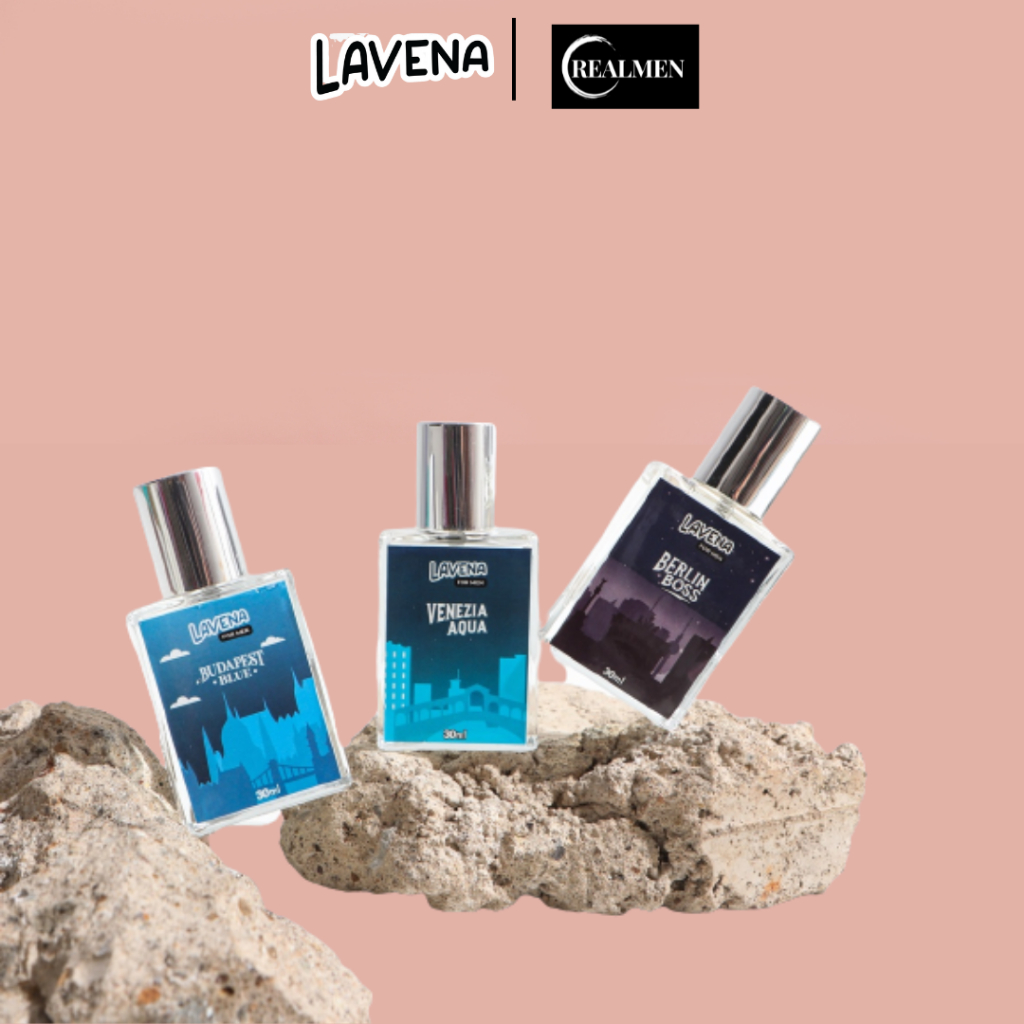 LAVENA EAU DE COLOGNE PARFUM PRIA WANITA | LAVENA FOR MEN PARFUM PRIA 30ML (BPOM)