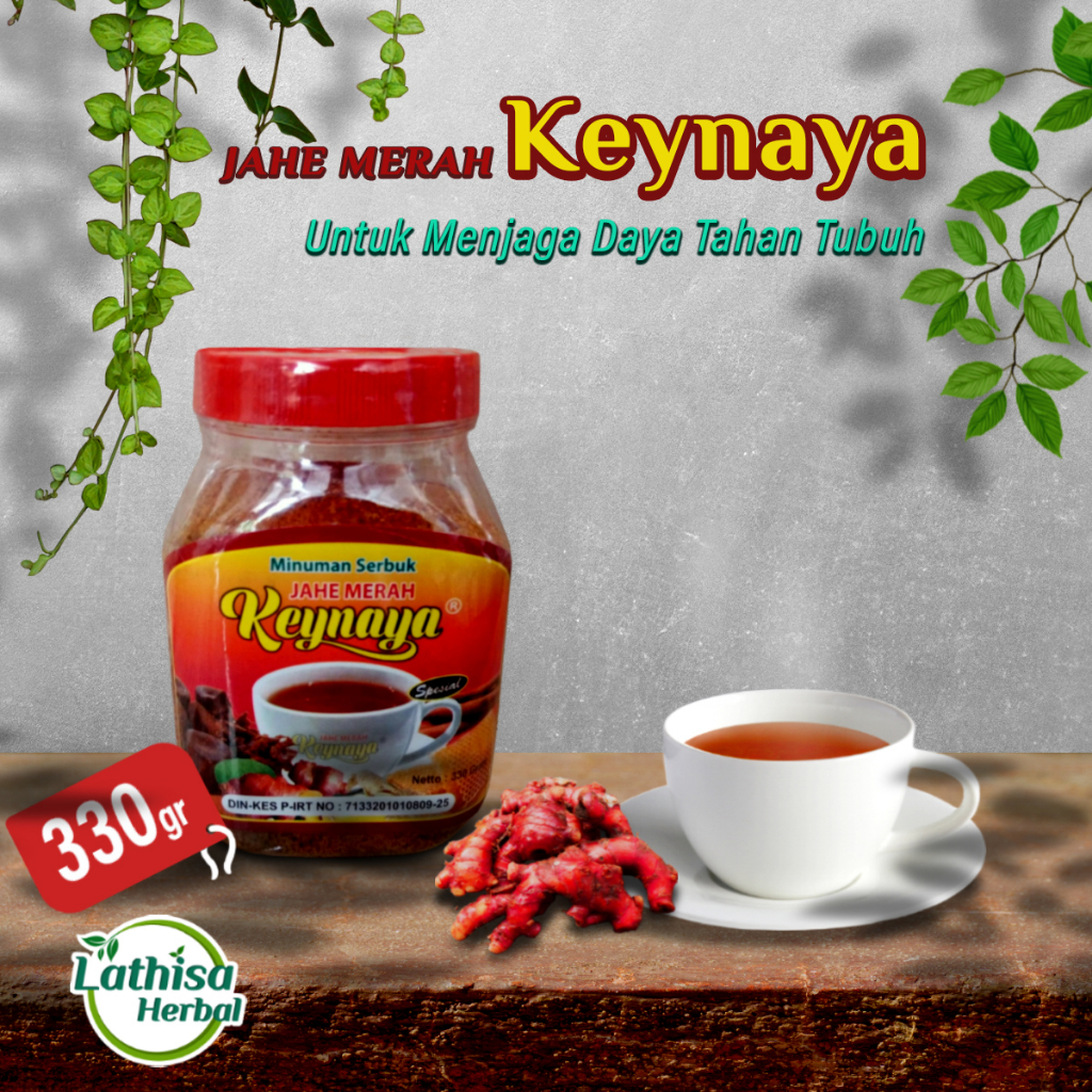 

Jahe Merah Keynaya Toples Habattusauda Plus Gingseng 330 gr