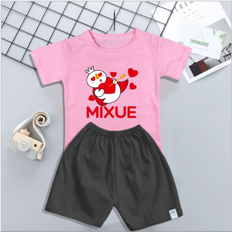 SETELAN ANAK PEREMPUAN UNISEX MIXUE