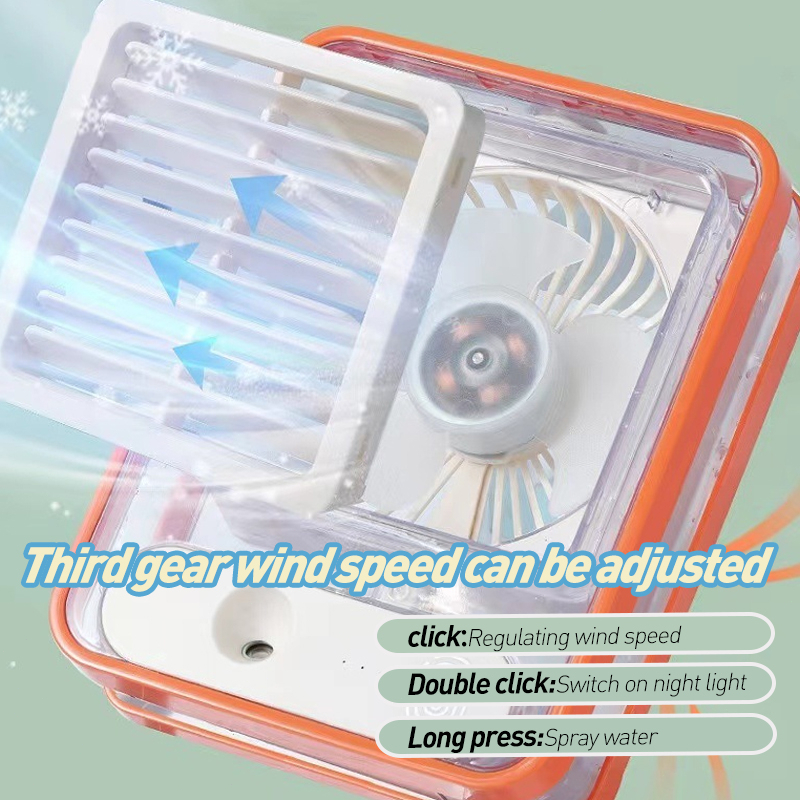 Air Cooler Fan Mini AC Portable Fan/ Humidifier Fan/ USB Air Cooler Desktop Fan