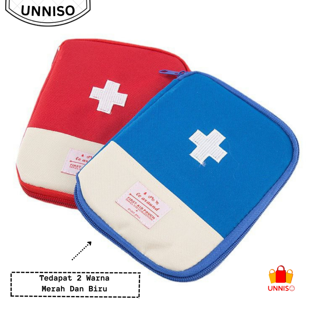 UNNISO - Travel Medicine Pouch First Aid Organizer