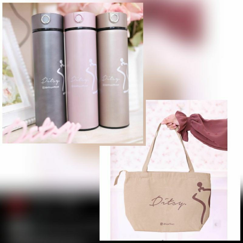 DITSY OFFICIAL TOTEBAG TUMBLR BROWN