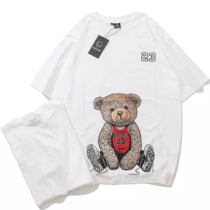 "KAOS BERUANG" T-shirt Teddy Bear Oversize T-SHIRT STREETWEAR Pria Wanita | Unisex | Distro Surfing 