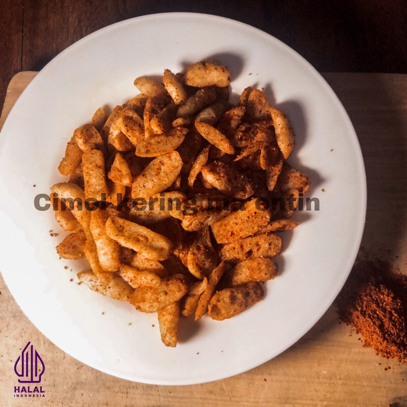 

Cimol Kering makanan ringan rasa pedas dan original 500gr