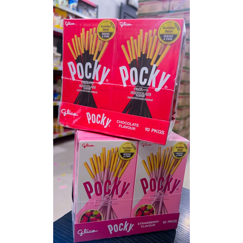 Glico Pocky 47gram isi 10 box/pak ED.30/4/2024