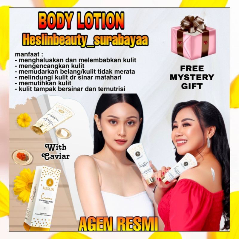BODY LOTION HESLIN BEAUTY CAVIAR BPOM