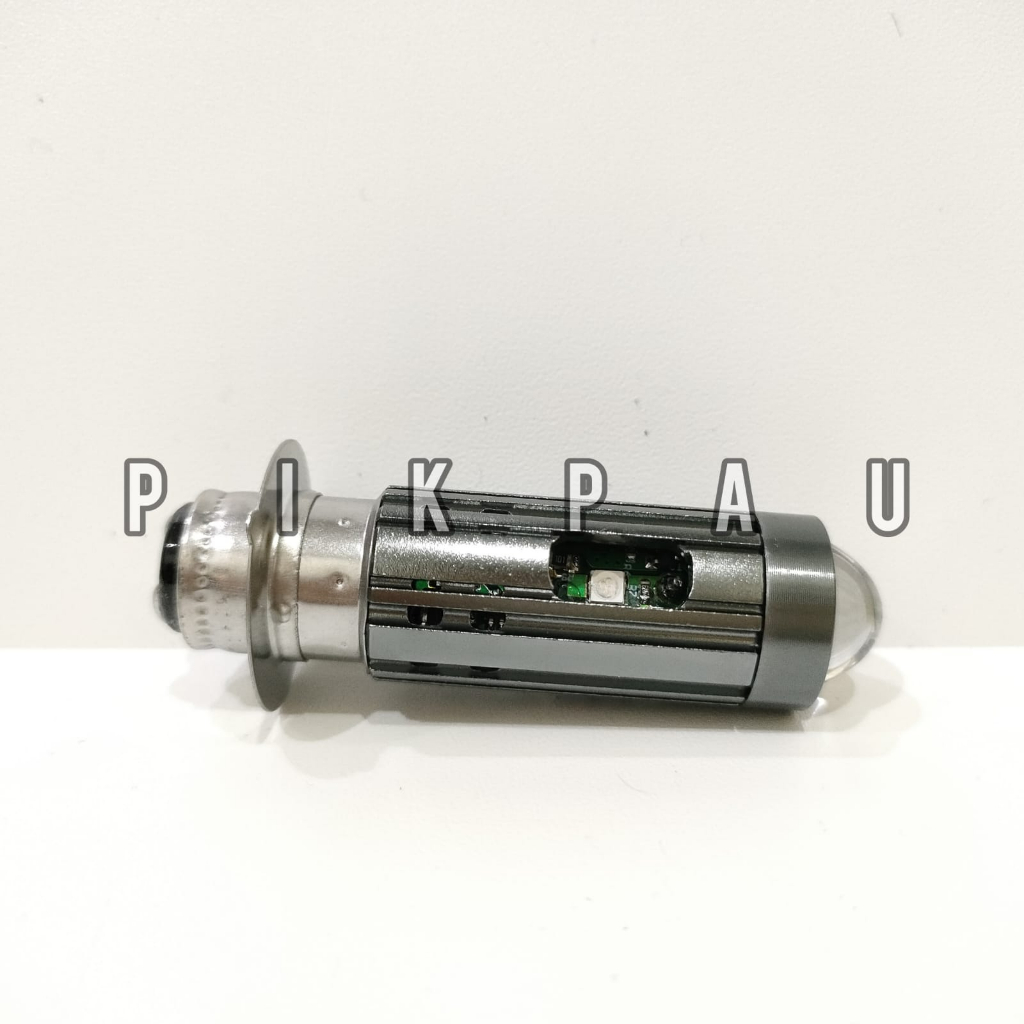 HJG Lampu Utama LED H6 Senja Biru + Kipas High Low Putih Kuning