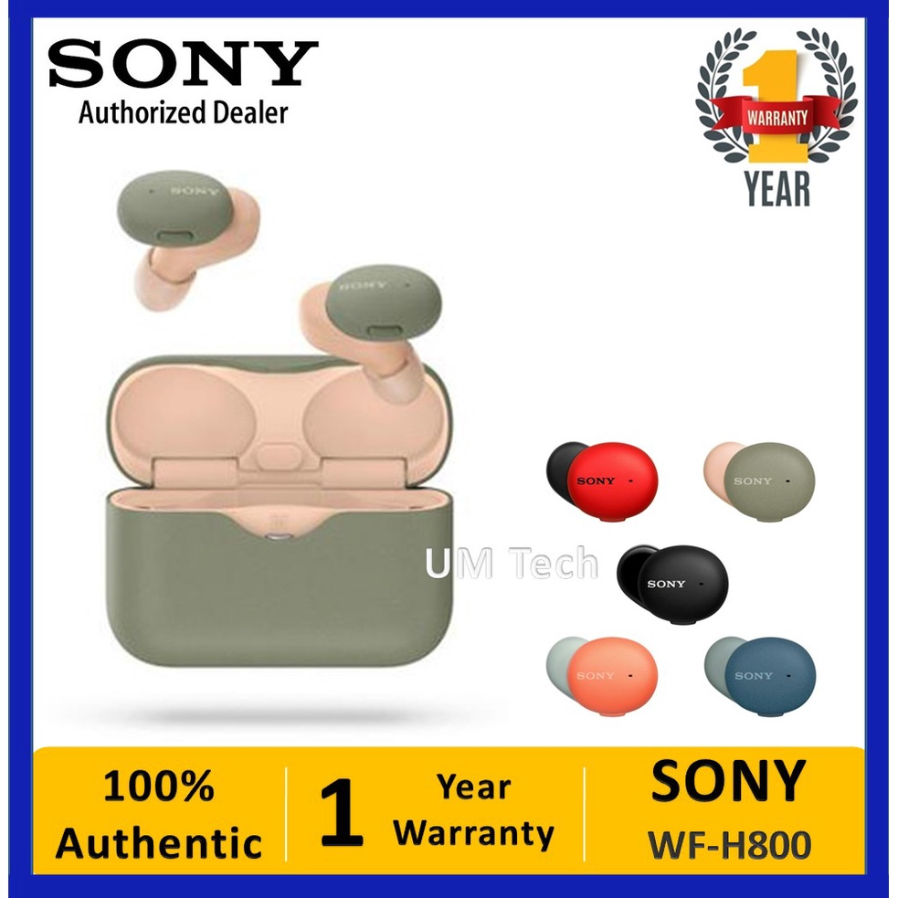 SONY WF-H800 | Truly Wireless Bluetooth 5.0 Earbuds With 6mm Dynamic Driver | 1 Year Official Warran