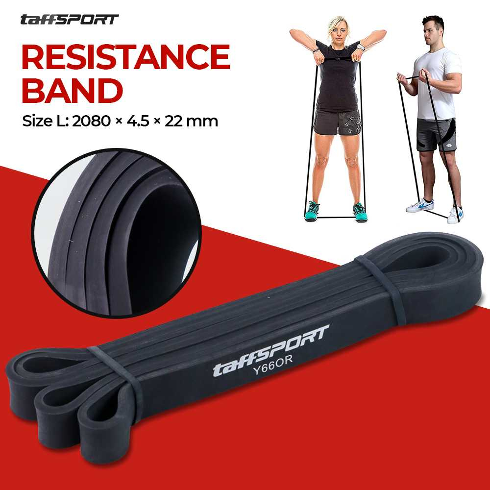 karet alat bantu pull up yoga - Latex Pull Up Resistance Band Fitness GYM olahraga