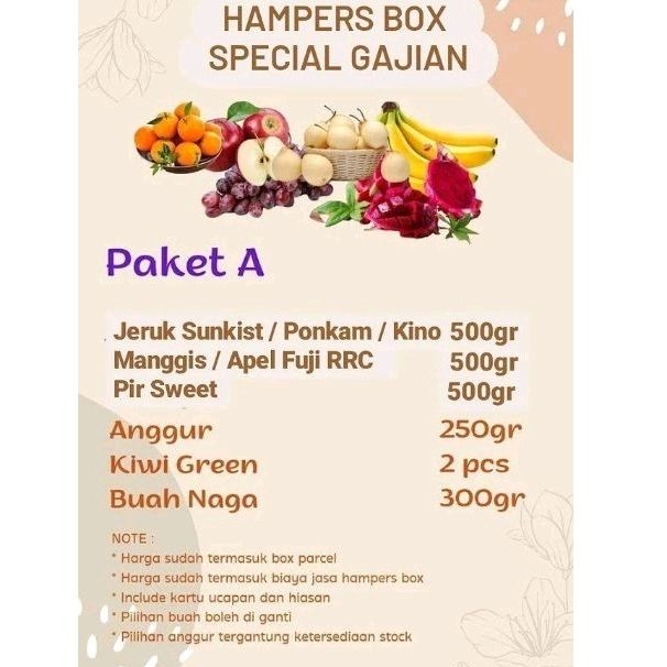 

PAKET BUAH MURAH