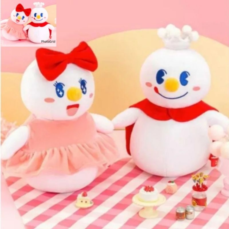 Boneka Mixue LED Boneka Bantal Mixue Viral Ice Cream Mixue