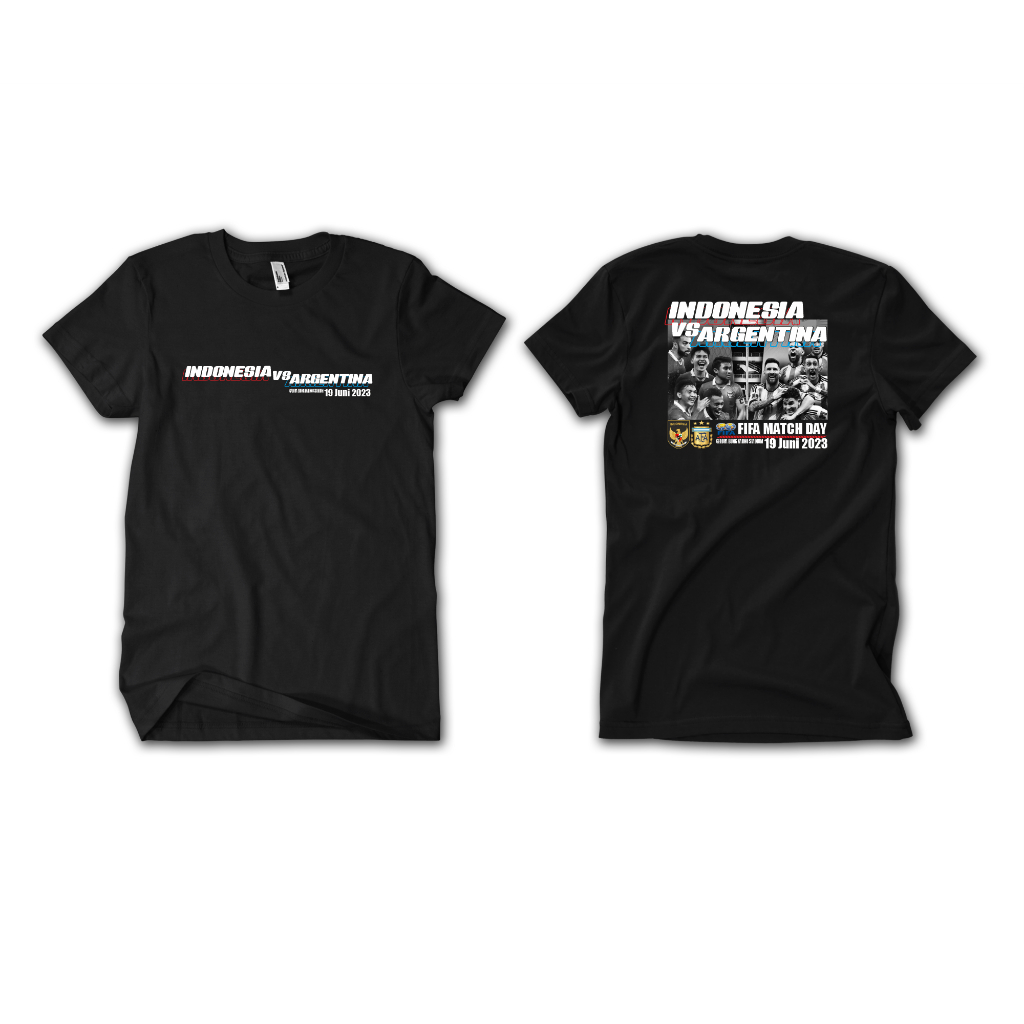 TSHIRT/KAOS INDONESIA VS ARGENTINA PREMIUM