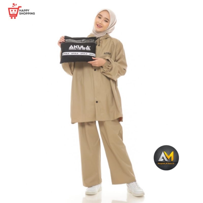 JAS HUJAN RAINCOAT, ANTI REMBES Pria Wanita BY AKULA ORIGINAL THE BEST QUALITY