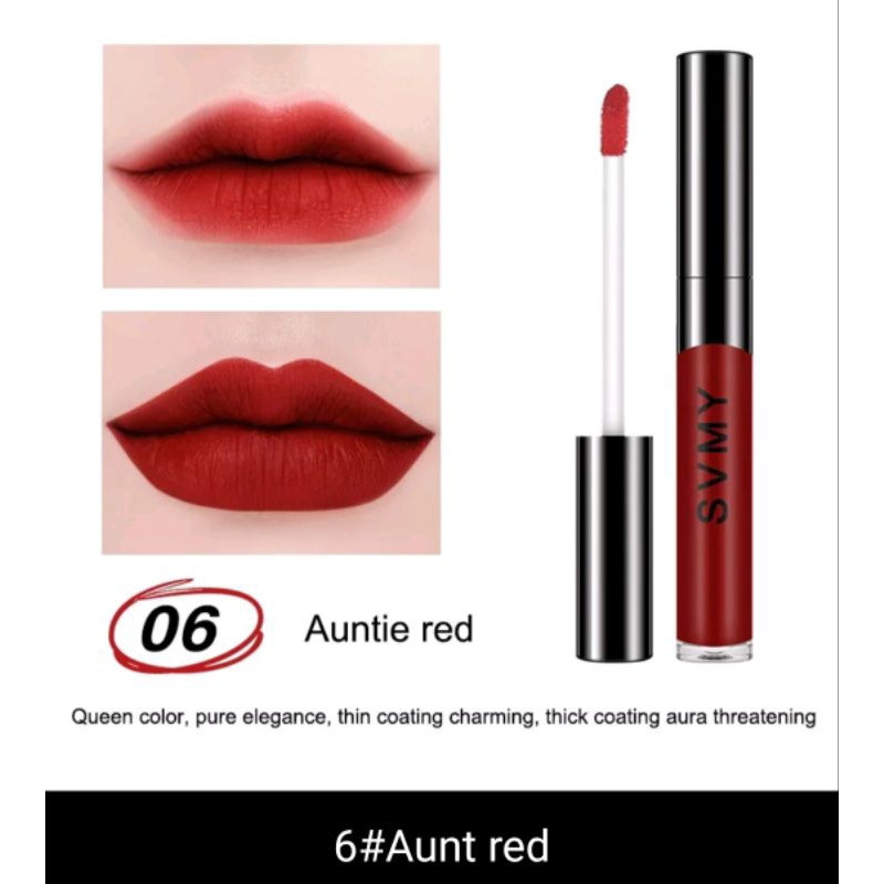 [COD]LIPSTIK SVMY LIP GLAZE LIQUID WATERPROOF TAHAN LAMA