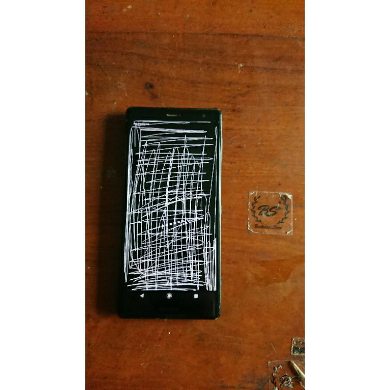 lcd sony xz2 black 100%original