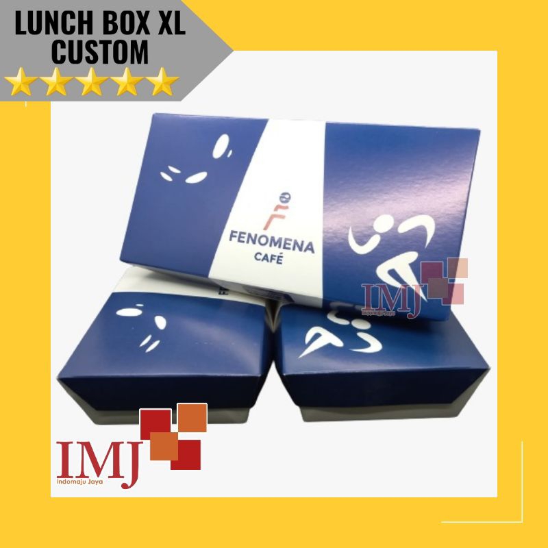 GRATIS DESAIN PAPER LUNCH BOX XL CUSTOM FULL COLOR PAPER LUNCH BOX XL CUSTOM DESAIN