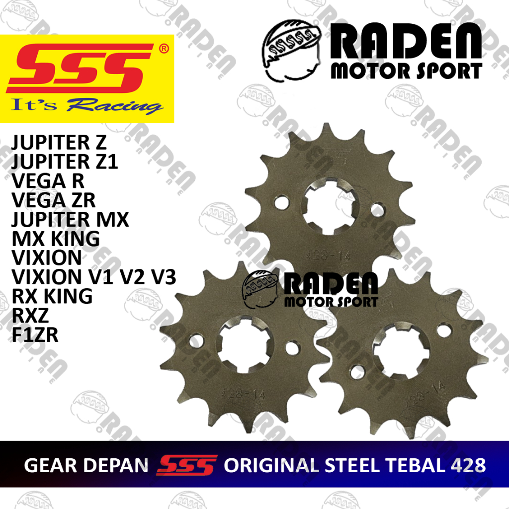 (COD) GIR GEAR DEPAN 428 SSS ORIGINAL JUPITER Z JUPITER Z1 VEGA R ZR JUPITER MX VIXION RX KING RXZ F
