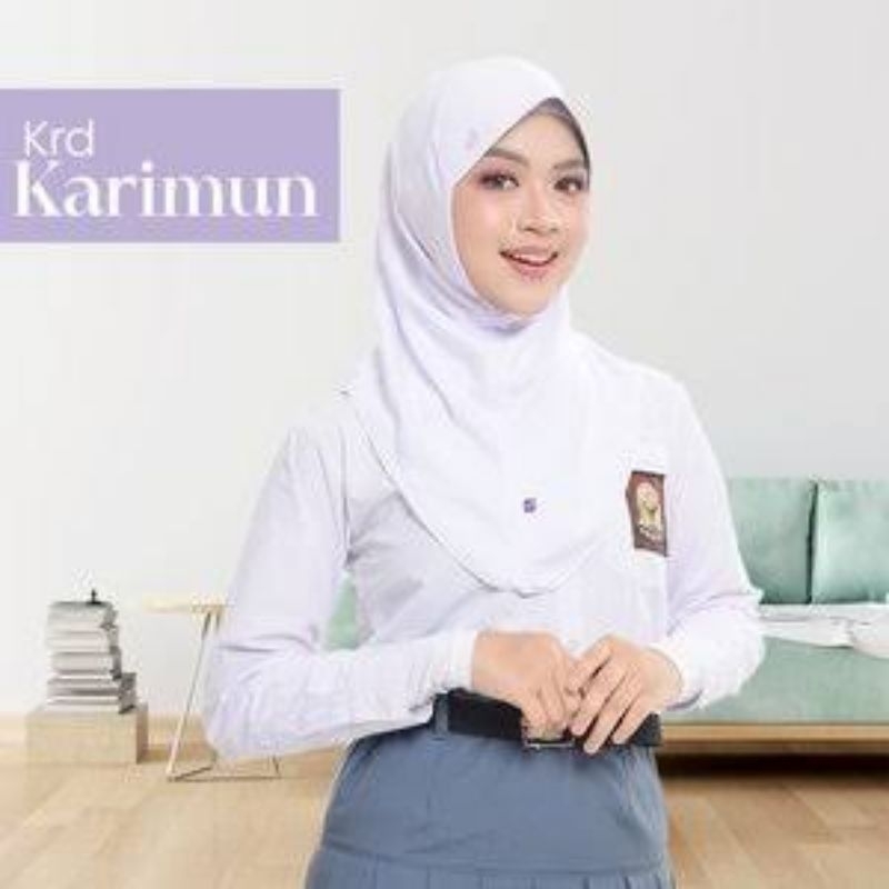 Kerudung Sekolah Instan KRD Karimun