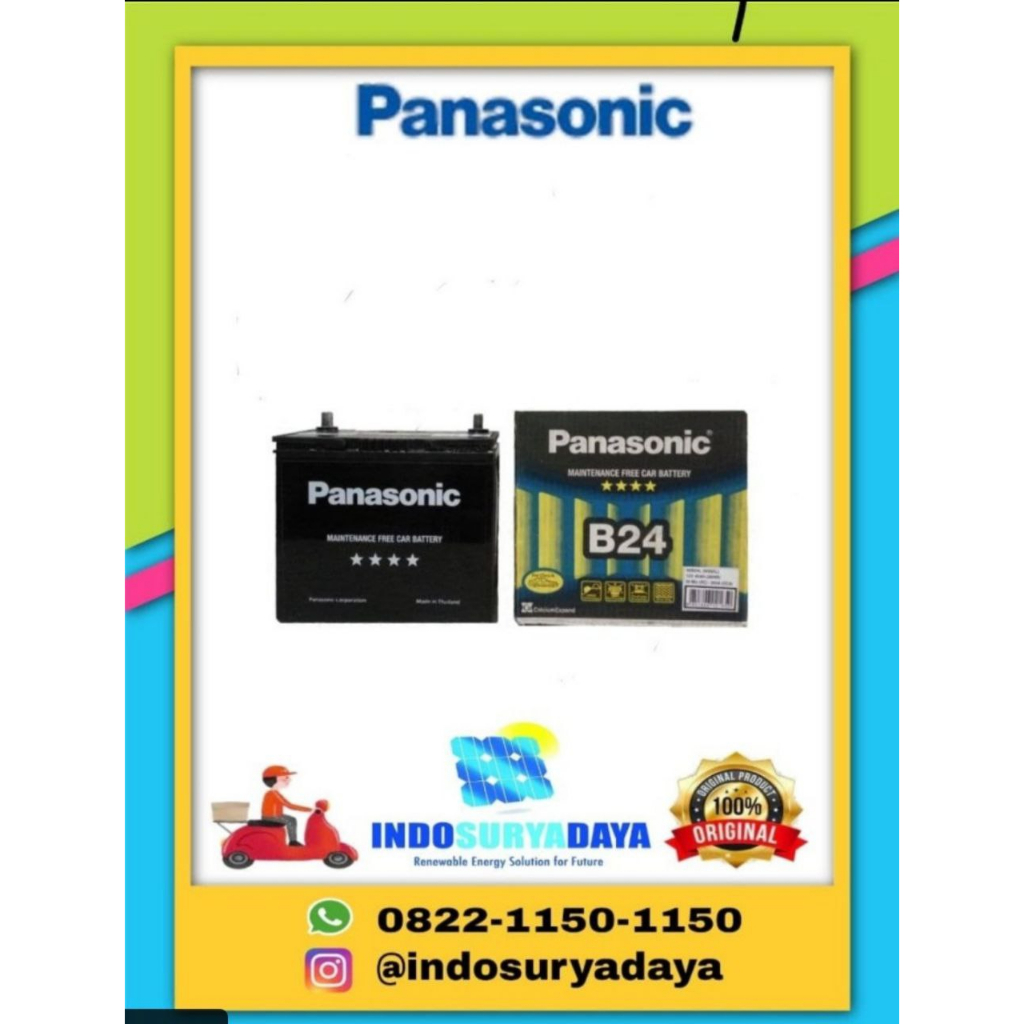 AKI MOBIL SUZUKI KARIMUN  PANASONIC MF NS60L 12 V 45 AH