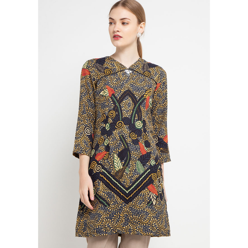 ArjunaWeda Dress Batik Wanita Gentongan