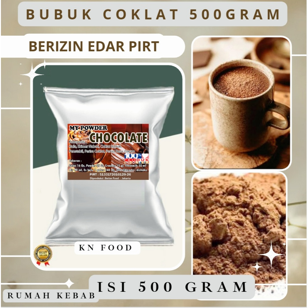 

Bubuk Minuman Bubble Drinks Coklat 500gr Rasa Chocolate