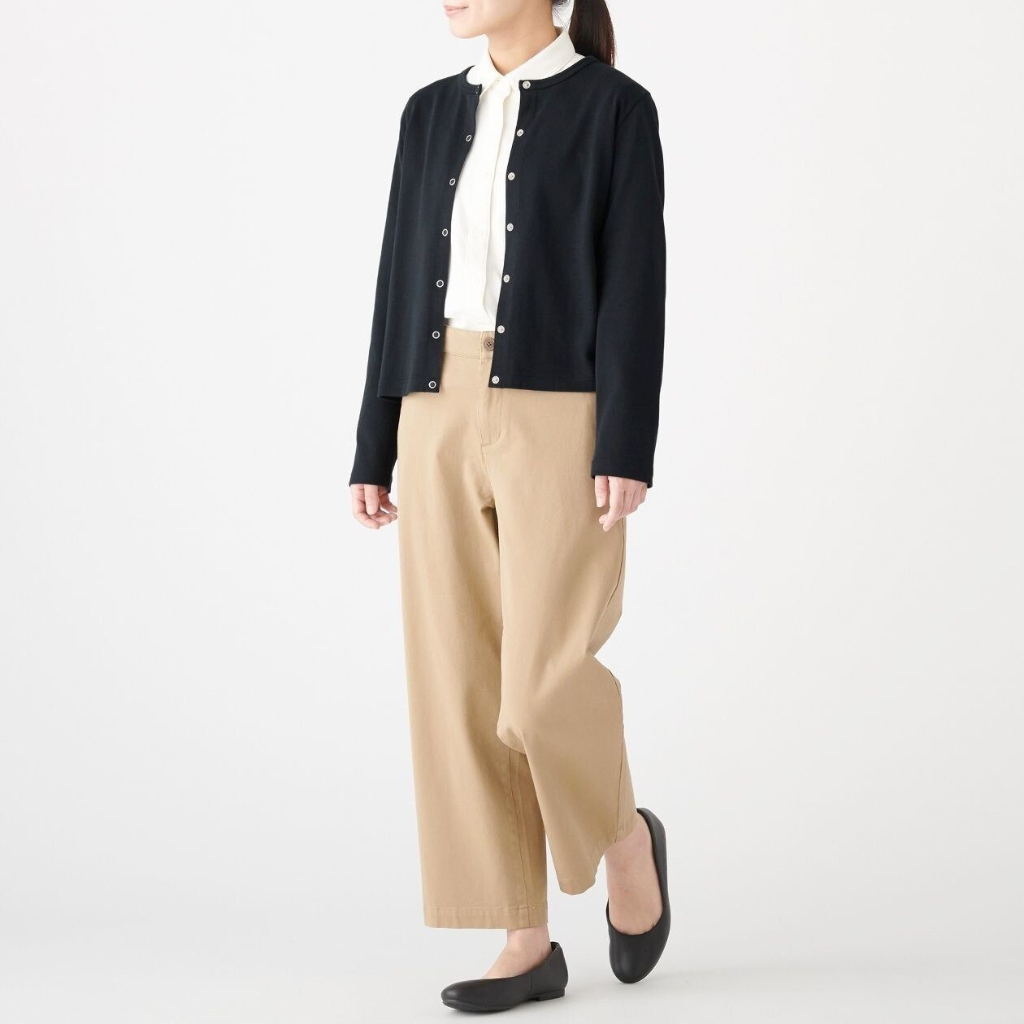 MJ button heavy long cardigan
