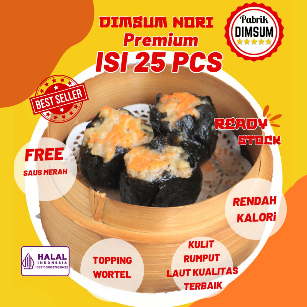 Dimsum NORI Ayam isi 25pcs Harga Pabrik