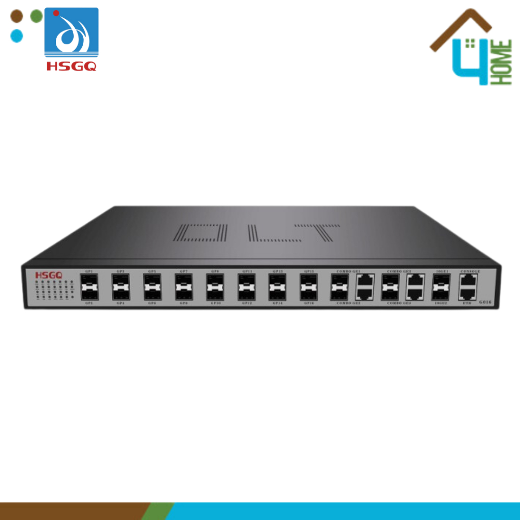 OLT HSGQ GPON G016 16PON SFP C+++ 2*1G 2*10G UPLINK SFP+ AC+DC NON SFP