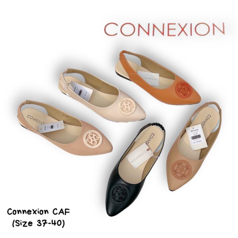 FLATSHOES WANITA CONNEXION CAF TALI BELAKANG KARET | SEPATU FLAT WANITA BRAND MATAHARI| FASHION MURA