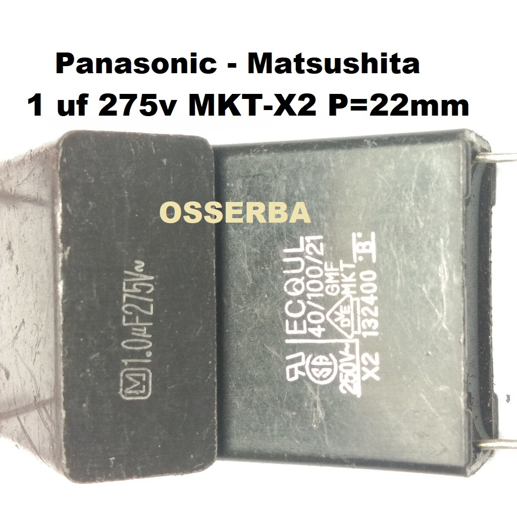 1 uf 275v MKT-X2 105 Panasonic High End Capacitor