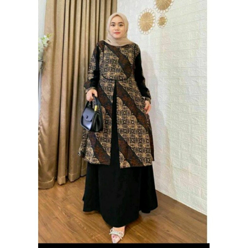GAMIS BATIK/JACK BLACK/GAMIS PESTA/GAMIS TERBARU
