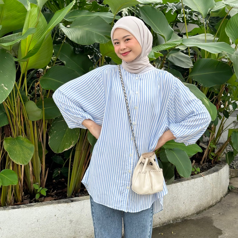 STRIPE SHIRT | ATASAN WANITA OVERSIZED