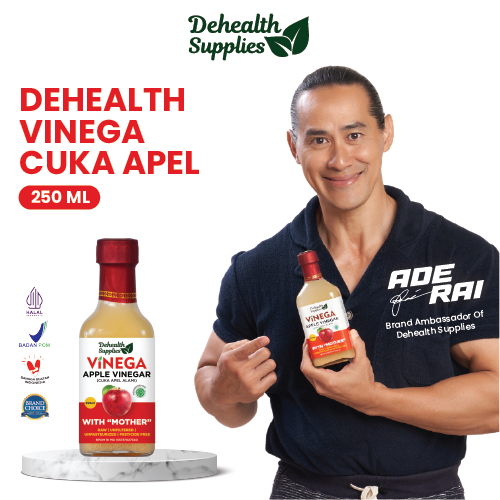 

Dehealth Supplies VINEGA CUKA APEL 250ml ( botol kaca )