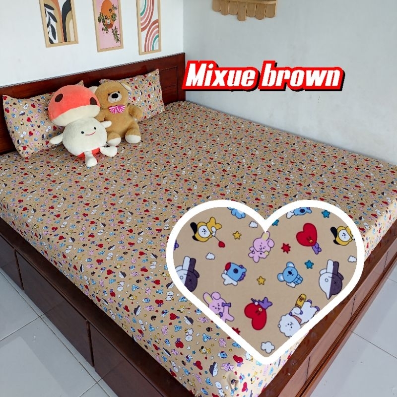 Sprei doraemon sprei motif karakter sprei home made sprei katun sprei adem sprei mickey