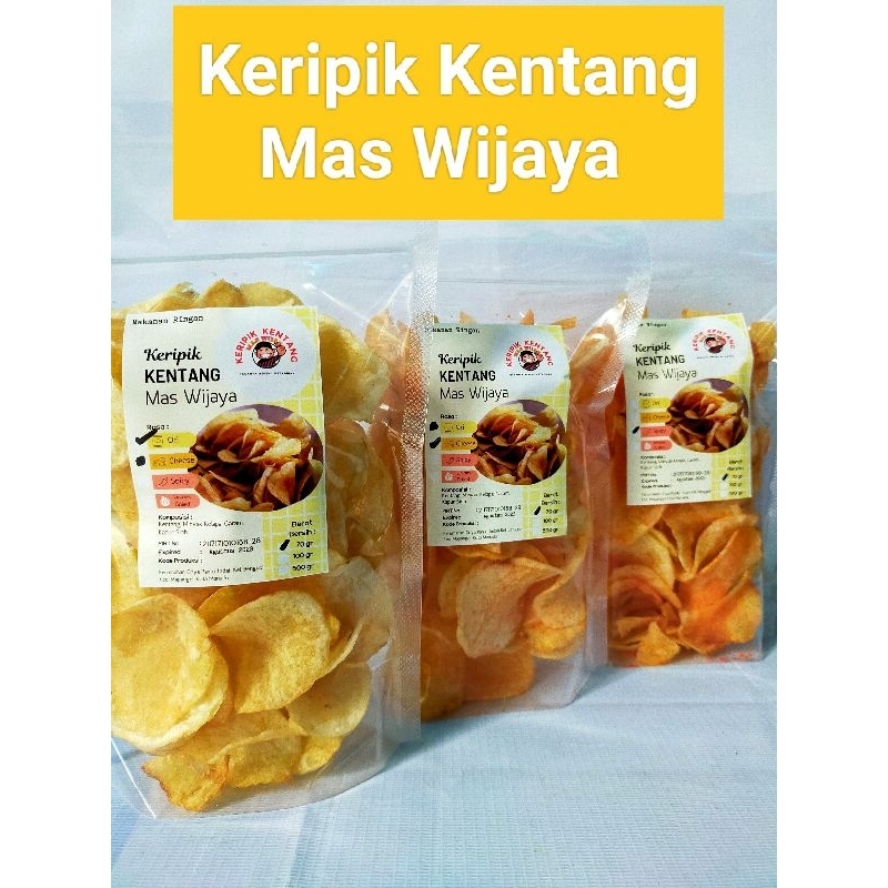 

Mas Wijaya Keripik Kentang 3 Varian 70gr