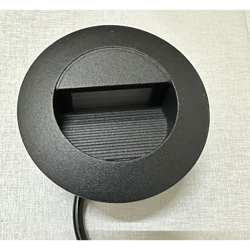 Lampu Tanam Tangga LED Persegi Minimalis 3W- 6W IP65 - Body Hitam WW